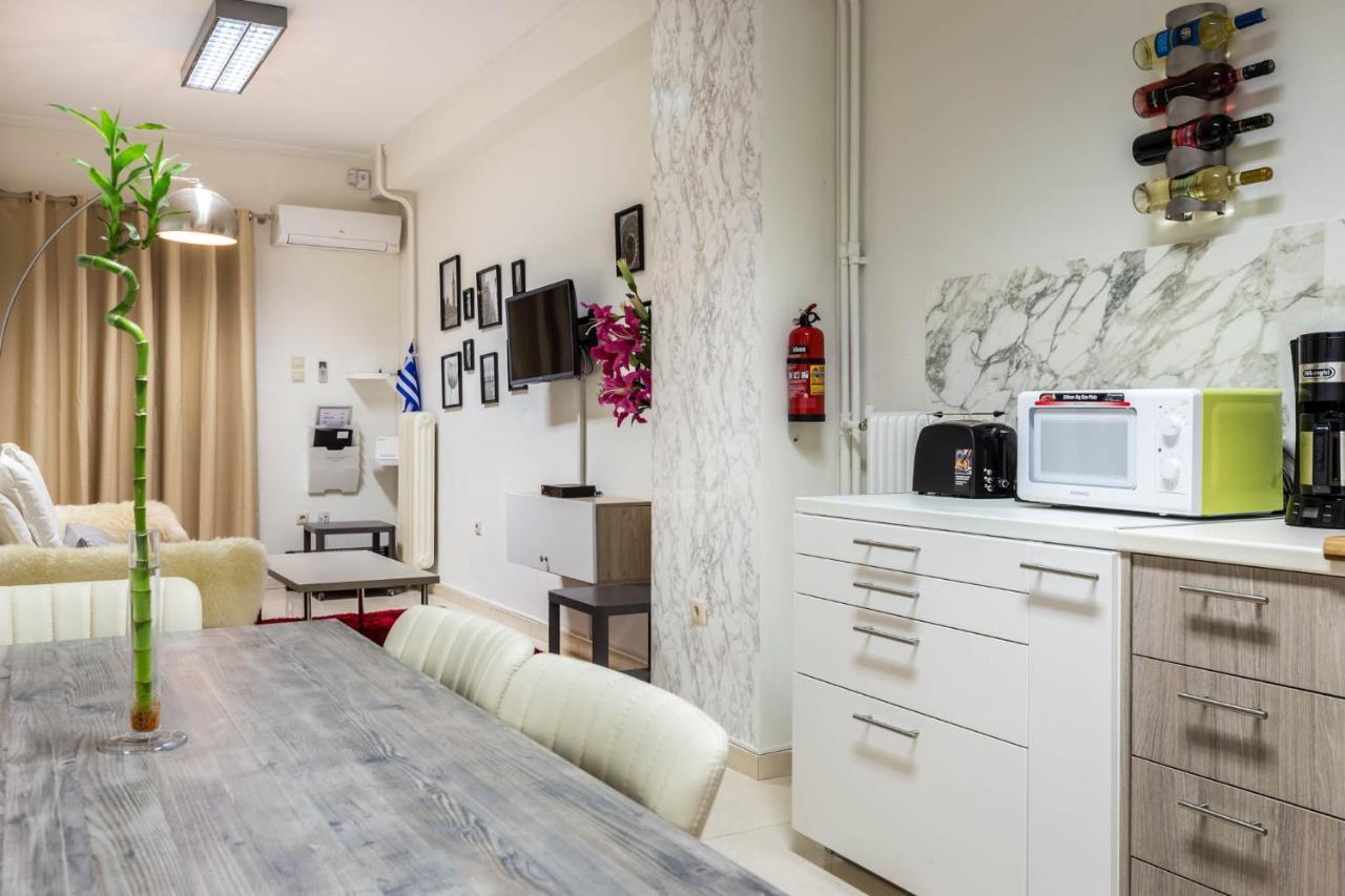 Adorable Flat For 4 Ppl In Kolonaki Lägenhet Aten Exteriör bild